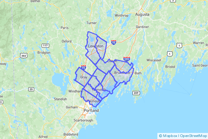 Service Area Map