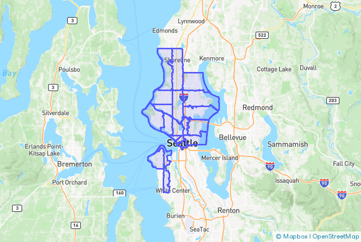 Service Area Map