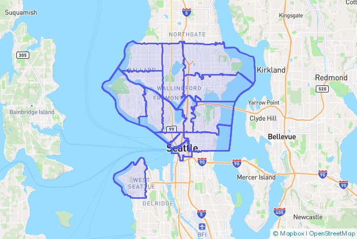 Service Area Map