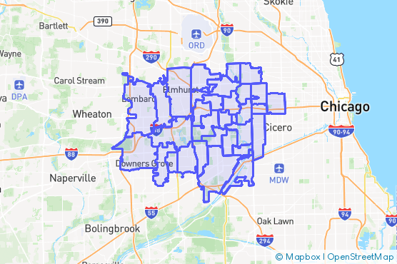 Service Area Map
