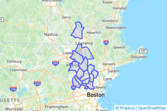 Service Area Map