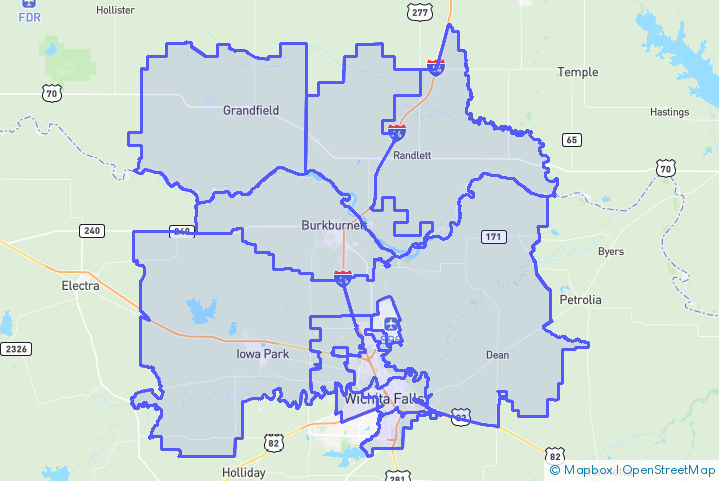 Service Area Map