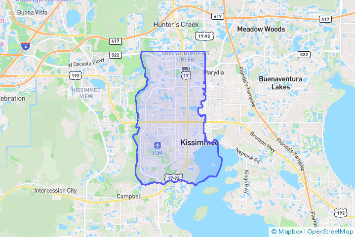 Service Area Map