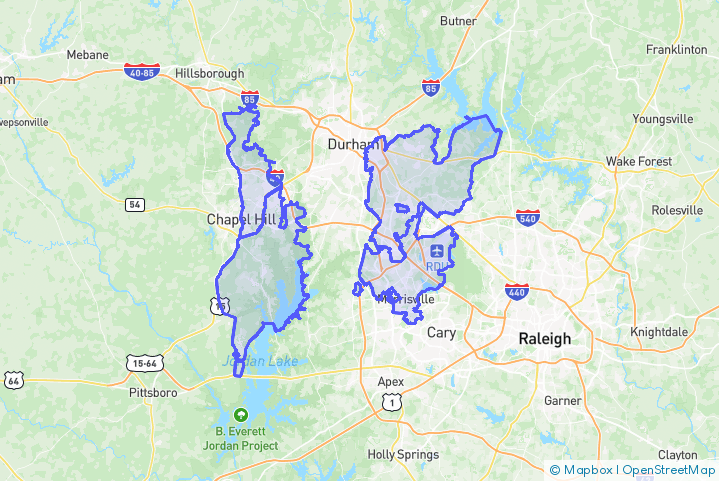 Service Area Map