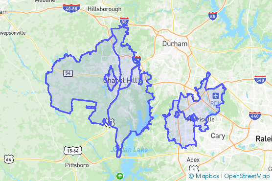Service Area Map