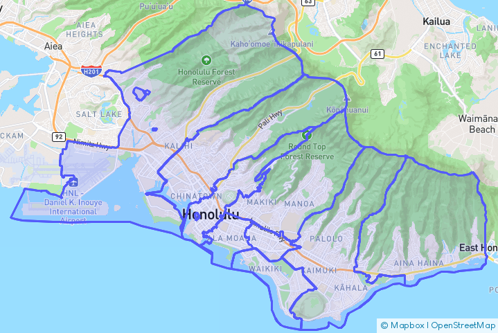 Service Area Map