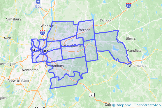 Service Area Map