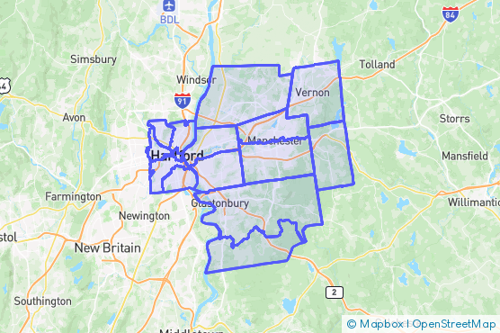 Service Area Map