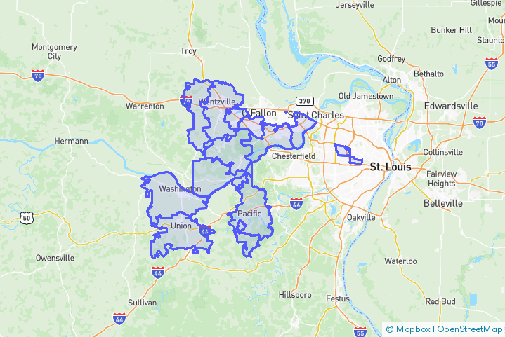 Service Area Map