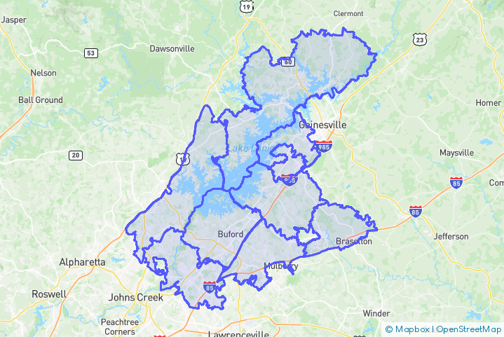 Service Area Map