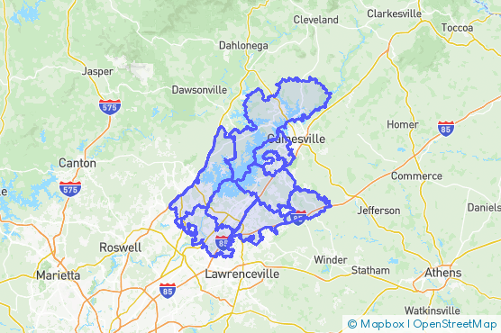 Service Area Map