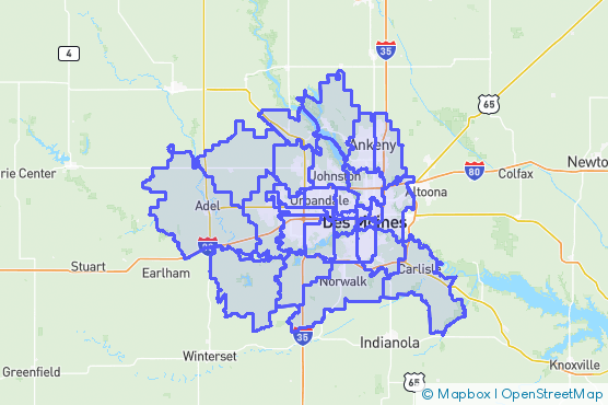 Service Area Map