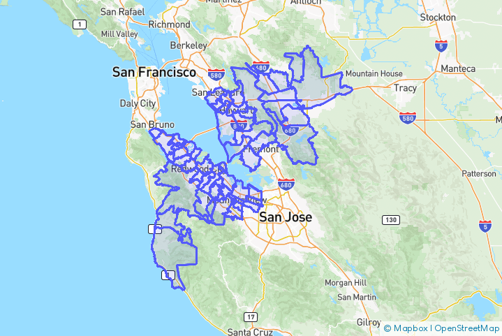 Service Area Map