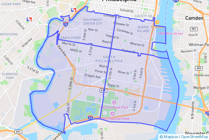 Service Area Map
