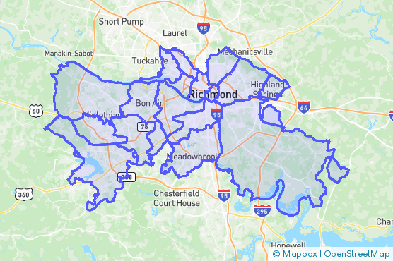 Service Area Map