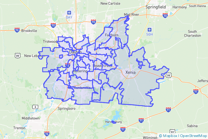 Service Area Map