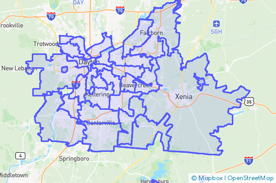 Service Area Map