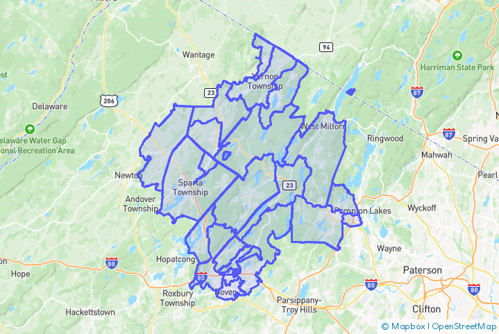 Service Area Map