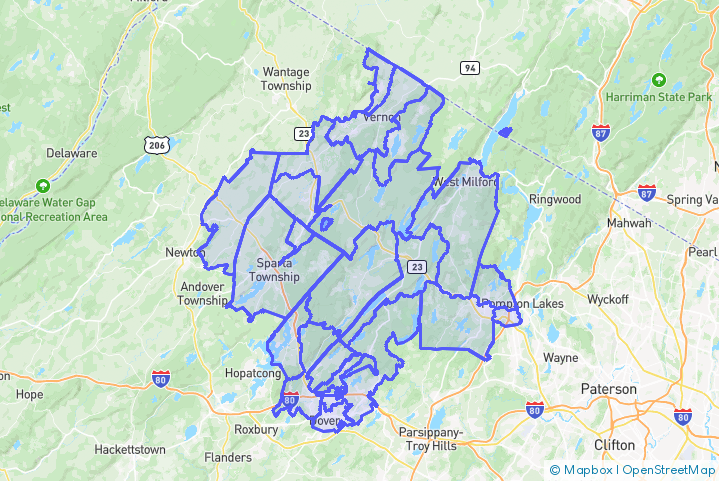 Service Area Map