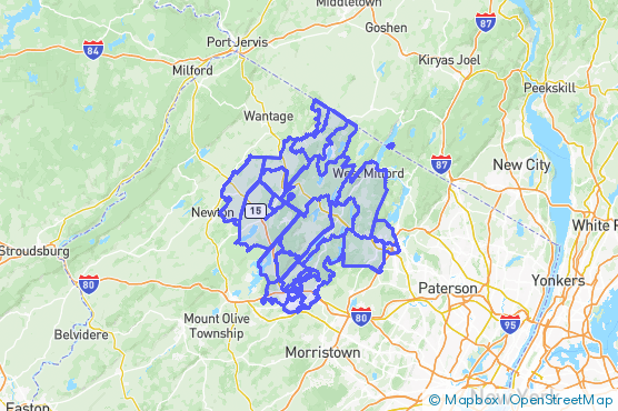 Service Area Map