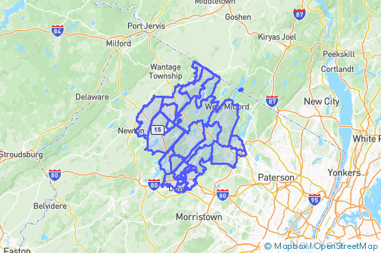 Service Area Map