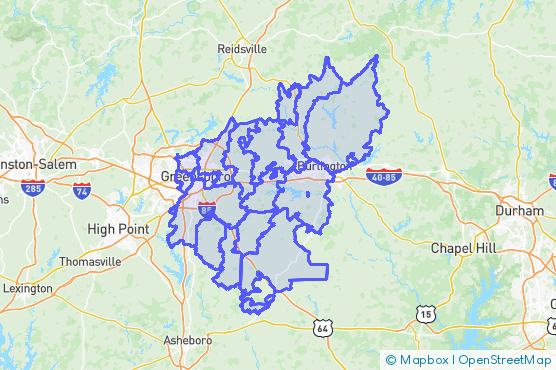 Service Area Map