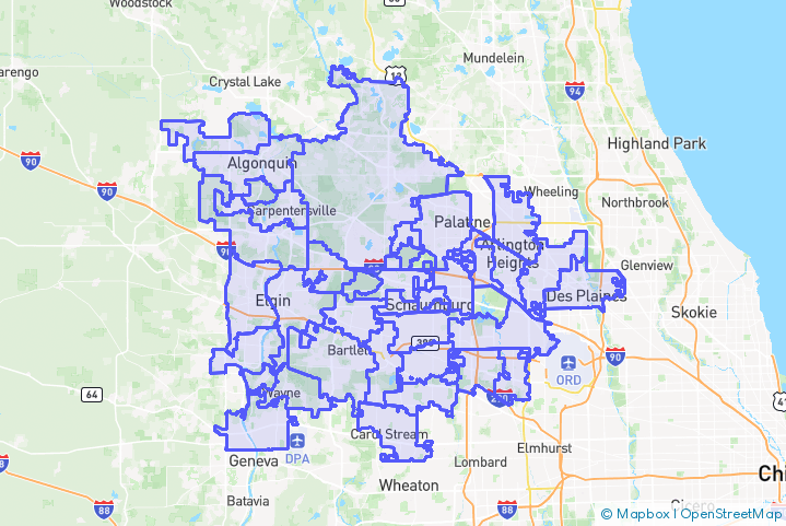 Service Area Map