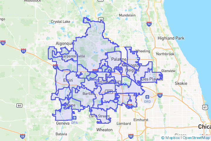 Service Area Map