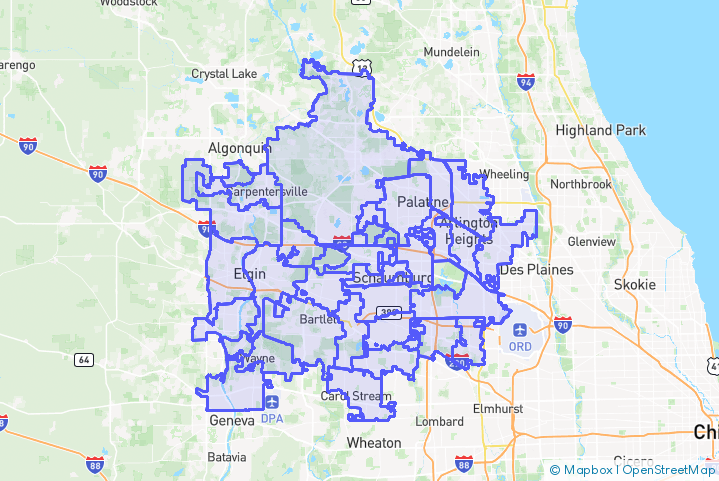 Service Area Map