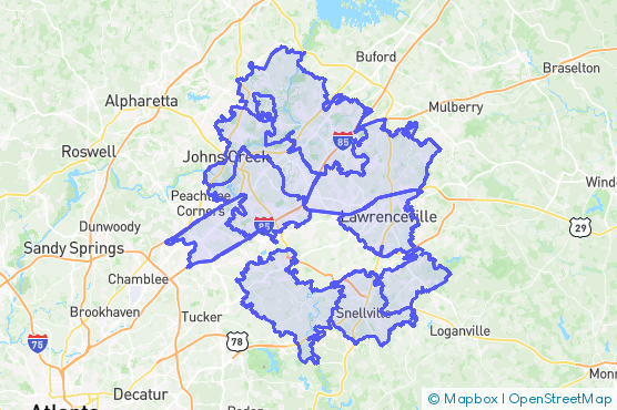 Service Area Map