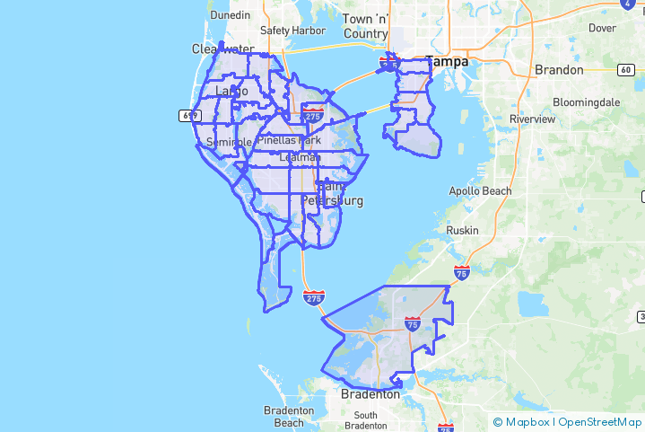 Service Area Map