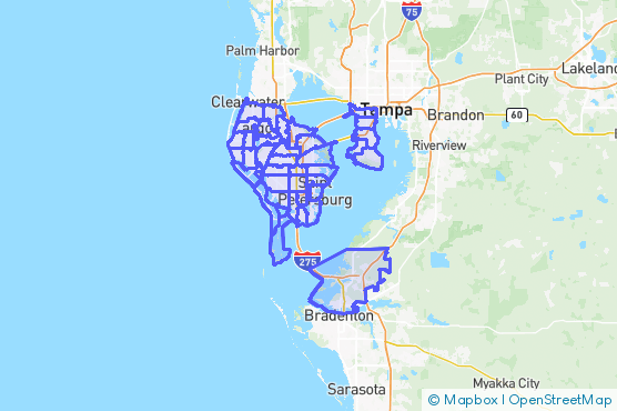 Service Area Map