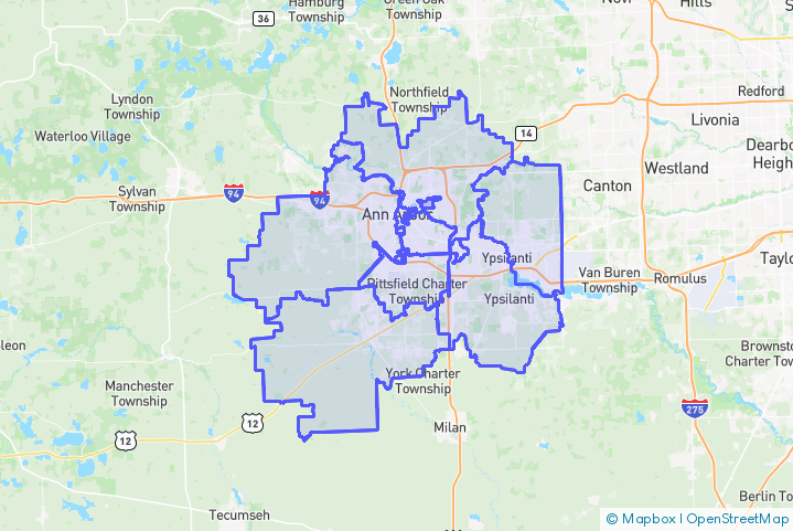 Service Area Map