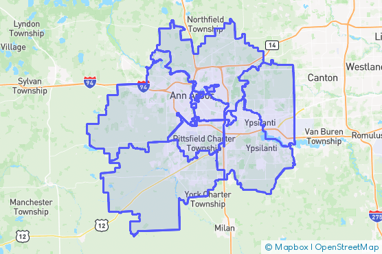 Service Area Map