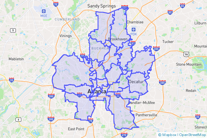 Service Area Map