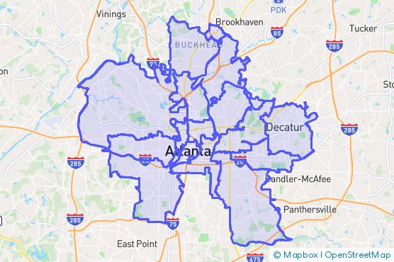 Service Area Map
