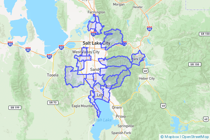 Service Area Map
