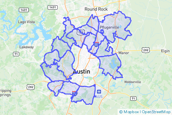 Service Area Map