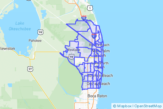 Service Area Map