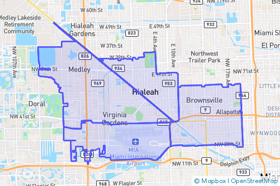 Service Area Map