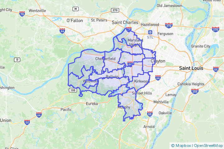Service Area Map