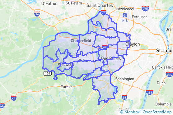 Service Area Map