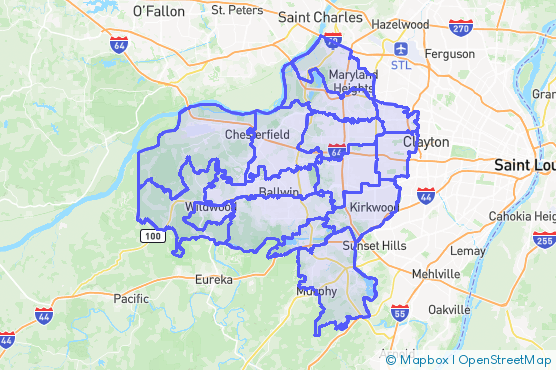 Service Area Map