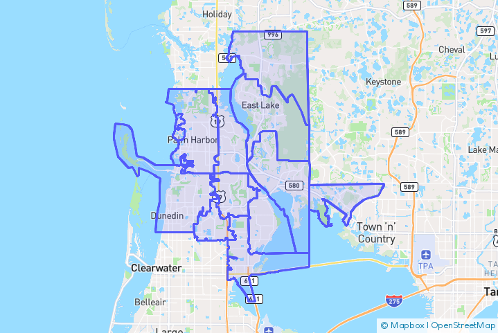 Service Area Map