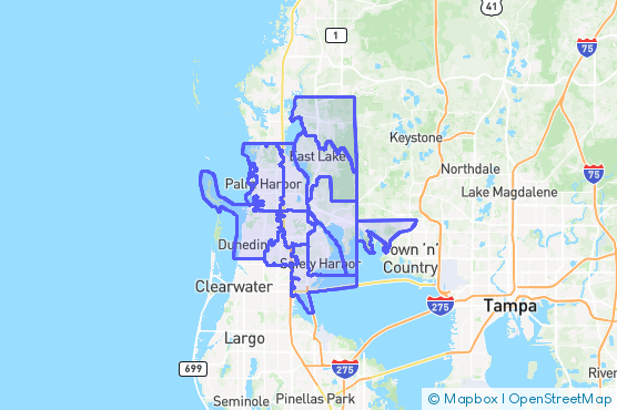 Service Area Map