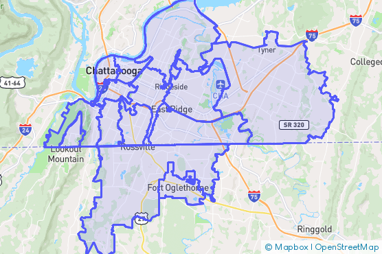 Service Area Map