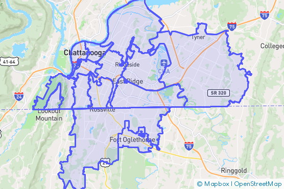 Service Area Map