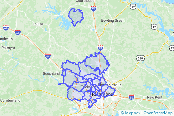 Service Area Map