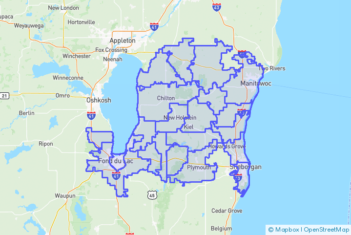 Service Area Map