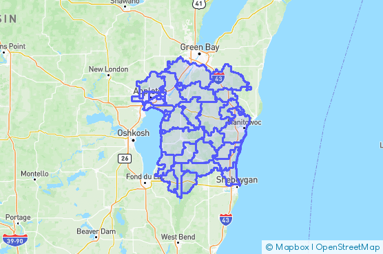 Service Area Map